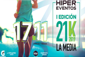 Carrera la Media 21K Hipereventos Caracas